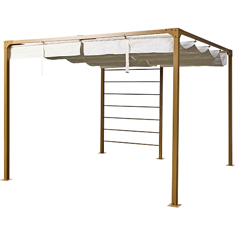 Bali Pergola Trælook Offwhite Cover