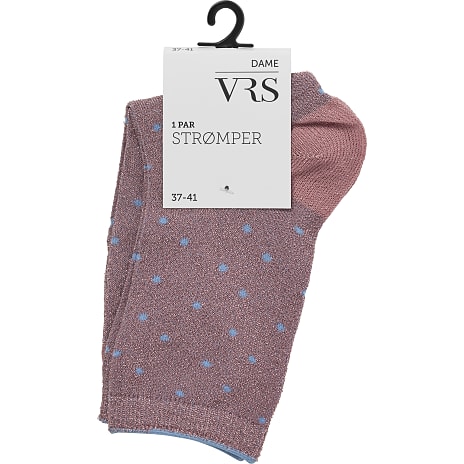 VRS Dame Glimmerstrømper Str. Onesize Pink