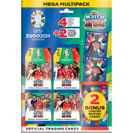 Topps Match Attax EURO 2024 Mega Multi Pack Fodboldkort