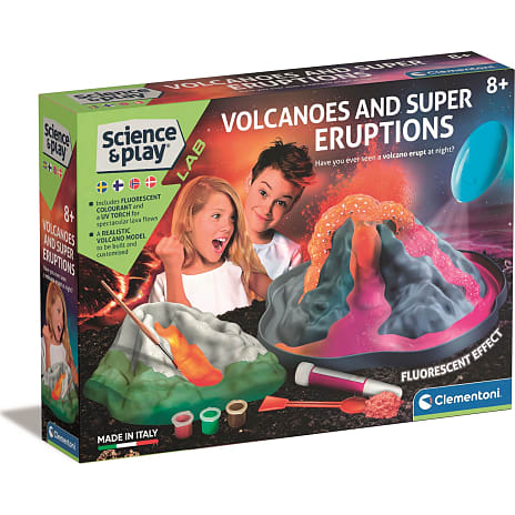 Clementoni Volcano Glow In The Dark Vulkansæt