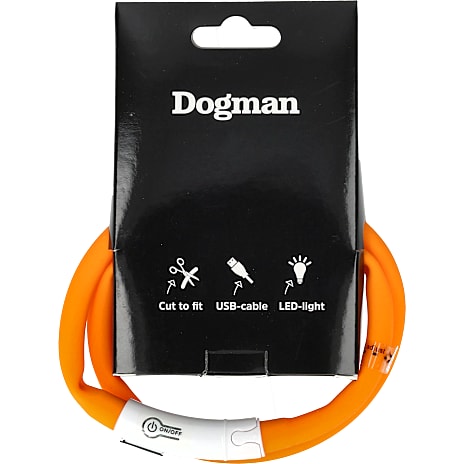 Dogman Hundeblinker m. LED - orange 1 stk.