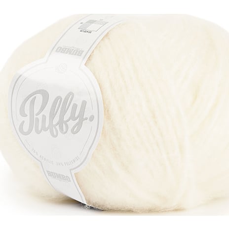 Bumbo By Mayflower BUMBO Puffy akrylblanding - Hvid 001 1 stk.