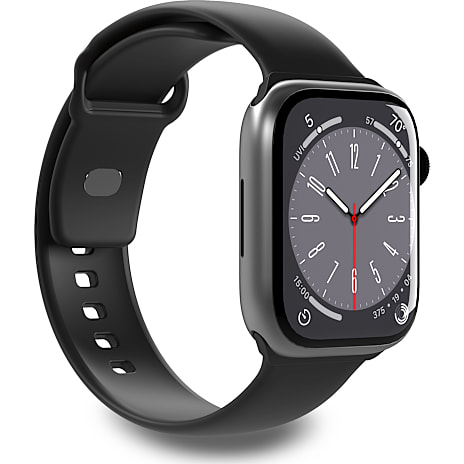 Puro Icon Apple Watch 9 38-40-41 mm og 10 42 mm 3-pak Sort