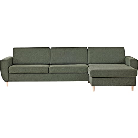 Urban 3D XL Vendbar Sofa Med Chaiselong Grøn