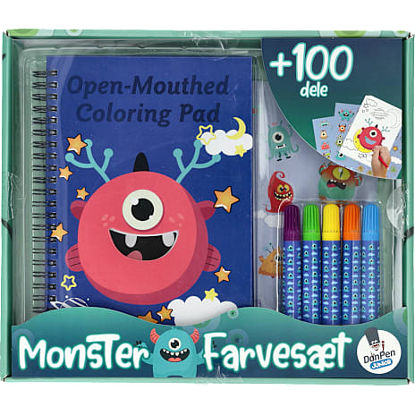 Danpen Junior Farvesæt Monster