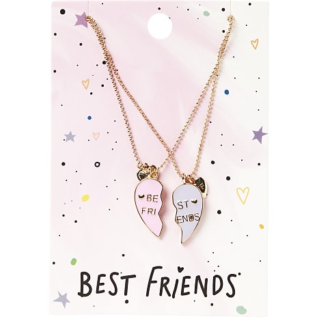 Choise By Heart Best Friend Halskædesæt Pink/Lilla