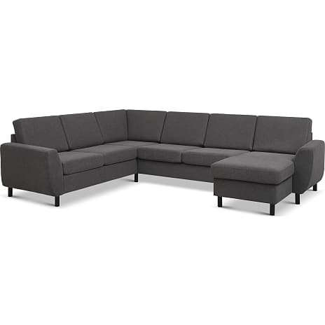 Madrid Nordic Vendbar Hjørnesofa med Chaiselong Antracit