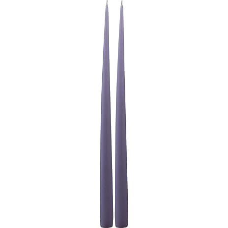 Windsor hånddyppede stagelys 39 cm 2-pak - lilla 130 g
