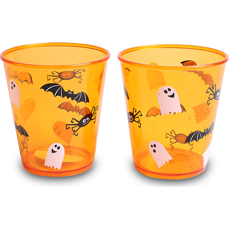 Halloween plastikkrus - orange