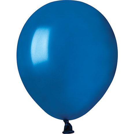 Andre Mærker Latexballoner 13 cm 15-pak - metallic mørkeblå 15 stk.