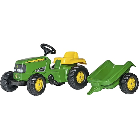 Rolly Toys John Deere Traktor Med Anhænger Grøn