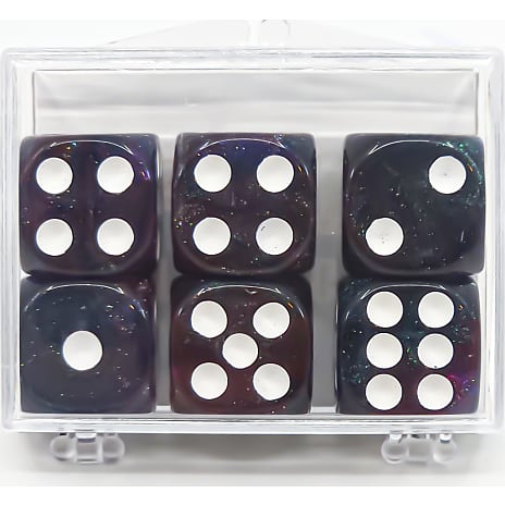 Games for fun marmor terning 6-pak blå 1 stk.