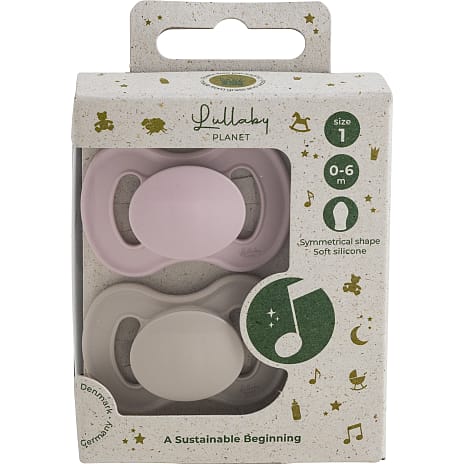 Lullaby Planet Rund sut 0-6 mdr. lyserød