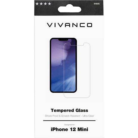 Vivanco Apple iPhone 12 Mini Tempered Glass 9H