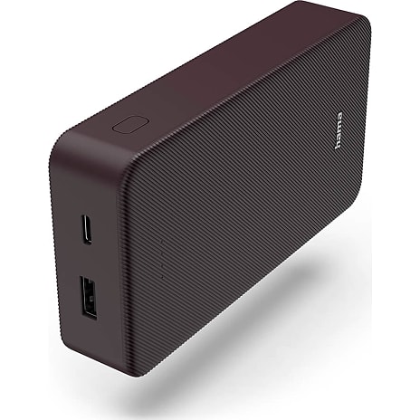 Hama powerbank 20.000 mAh - bordeaux 1 stk.