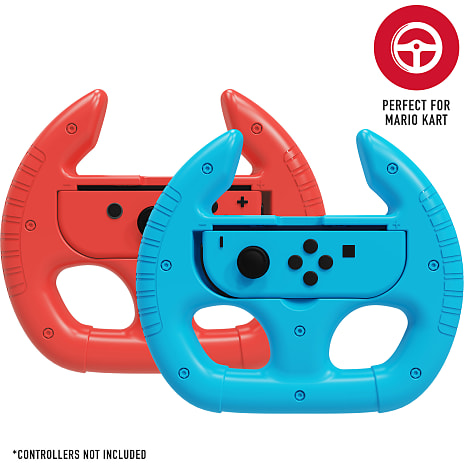 Nintendo Switch Joy-Con Racing Wheels Blå/Rød
