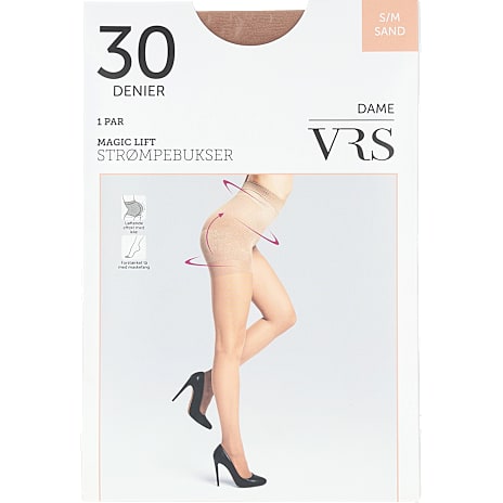 VRS dame strømpebuks magic lift str. S/M - sand 1 stk.