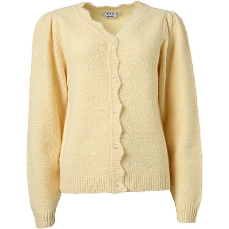 VRS Dame Cardigan Str. M Gul
