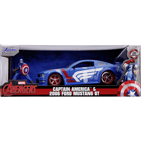 Jada Toys Marvel Avengers Captain America og Ford GT Figur