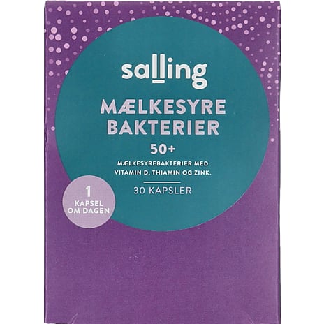 Salling Mælkesyrebakterier til voksne 50+ 30 stk.