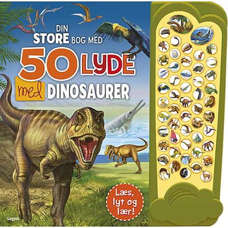 Legind 50 lyde med dinosaur
