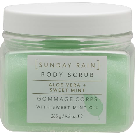 Sunday Rain Bodyscrub Med Aloe Vera Og Mint