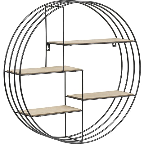 AC Design Furniture Darkenberg Væghængt Reol Sort
