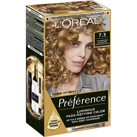L'Oréal Paris Permanent Hårfarve 7.4 Florida med Hi-Shine Eliksir