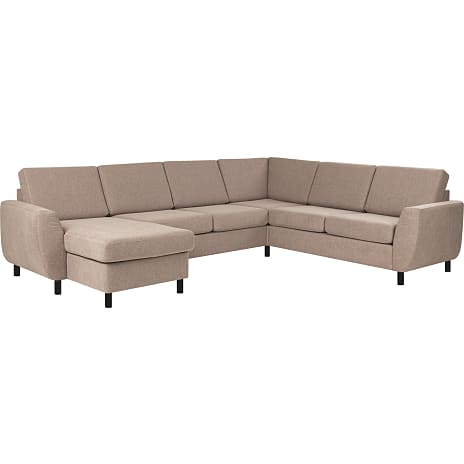 Madrid Nordic Vendbar Hjørnesofa med Chaiselong Taupe