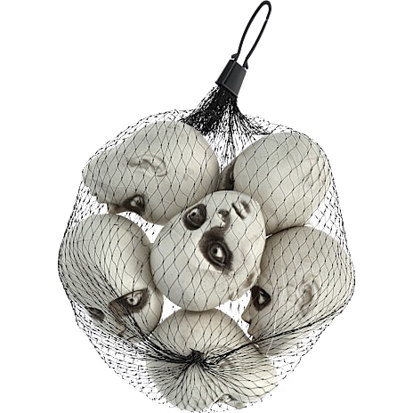 Halloween Dukkehoveder 6 cm Hvid
