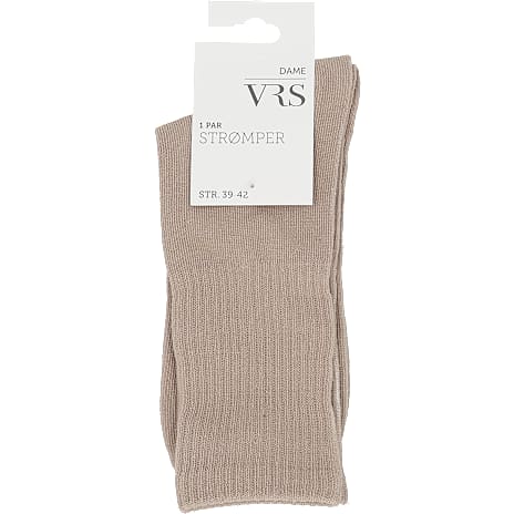 VRS dame tennisstrømper str. 35/38 - beige 1 stk.
