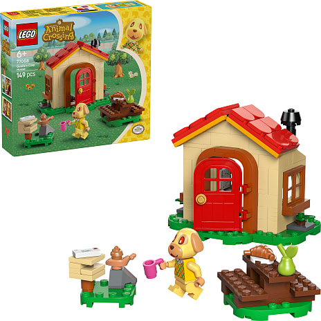 LEGO Animal Crossing Goldie i Sit Hyggelige Hus 77058