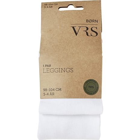 VRS Børne Leggings Str. 5-6 År Hvid