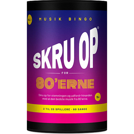 Skru op for 80´erne musikbingo | Køb online på br.dk!