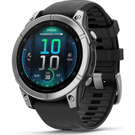 Garmin Fenix E Smartwatch Sort/Sølvfarvet