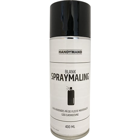 Beundringsværdig myndighed bevæge sig Handymand spraymaling blank 0,4 liter - sort | Køb på Bilka.dk!