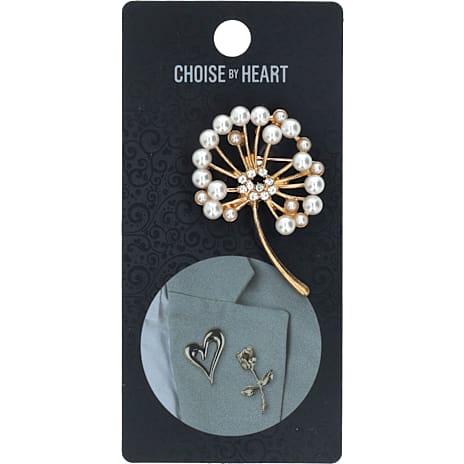 Choise by heart CBYH Dame Broche Guldfarvet
