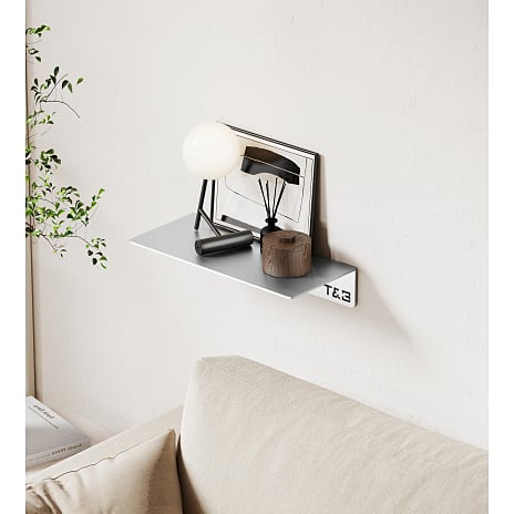 T&B Hylde Medium Støvet Aluminium