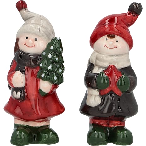 Julefryd Julefigur Børn Højde 10 cm Assorteret