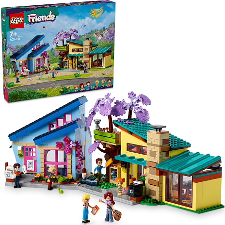 LEGO Friends Olly og Paisleys huse 42620