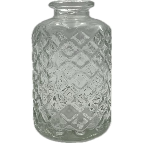 Andre Mærker Vase med mønster 6 x 10 cm - klar 1 stk.