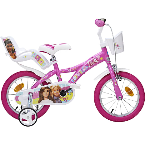 Dino Barbie Pigecykel 14" Lyserød