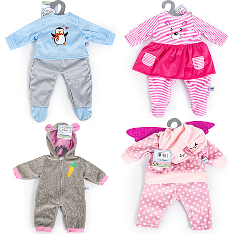 Mami Baby Dukketøjsæt Str. 42-46 cm Assorteret