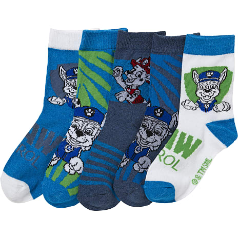 Paw Patrol Børne Strømper 5-pak Str. 23/25 Multifarvet