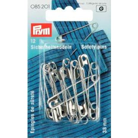 Prym Sikkerhedsnåle Sølvfarvet 38 mm