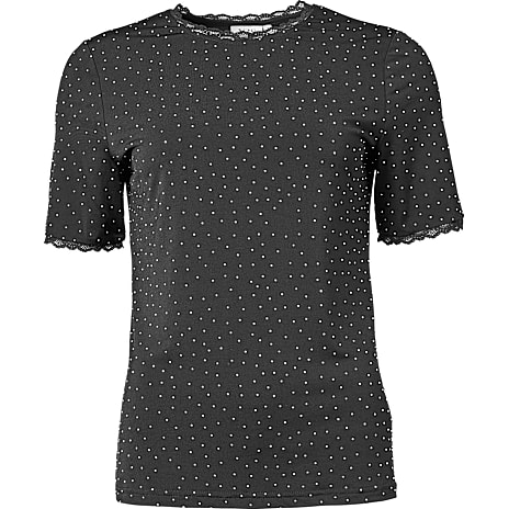 VRS Dame Top Str. XL Sort
