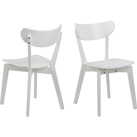 AC Design Furniture Roxby Spisebordsstol Lakeret Hvid
