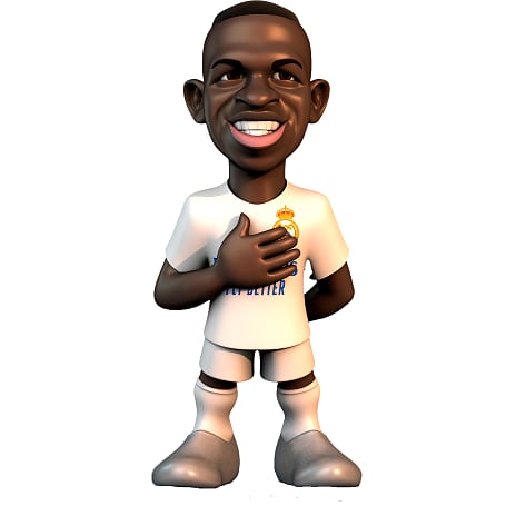 MINIX - Real Madrid - Pack de 5 Figuras coleccionables de 7 cm - B (Courtois /Vinicius/Bellingham/Carvajal/Mbappé