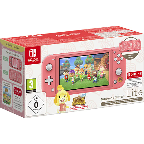 Nintendo Switch Lite Koral inkl. Animal Crossing