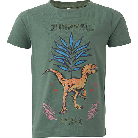 Jurassic World T-shirt Str. 110/116 Grøn